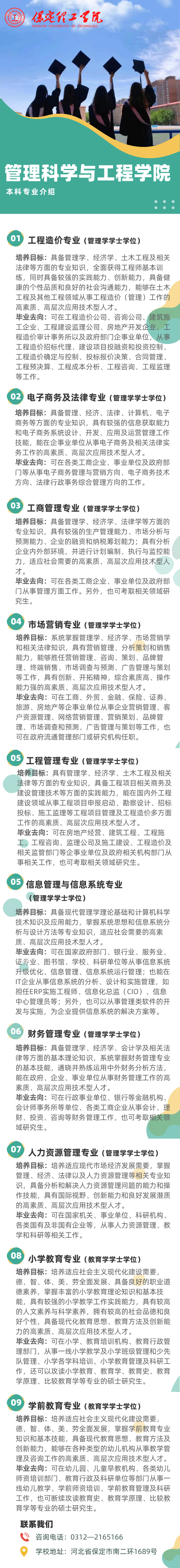 管理科学与工程学院本科专业介绍